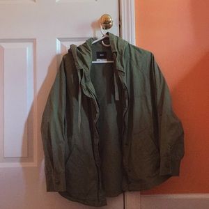 Light hooded jacket